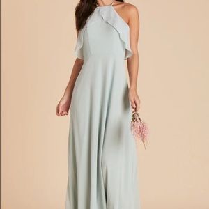 Birdie Grey Sage Bridesmaid Dress NWT